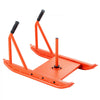 VEVOR Weight Sled, Steel Power Sled, Fitness Strength Training Sleds for Athletic Exercise Speed Improvement, Workout Fitness Equipment with Handle, Compatible with 1/2 in Weight Plates, Orange