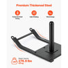 VEVOR Weight Sled, Steel Power Sled, Fitness Strength Training Sleds for Athletic Exercise Speed Improvement, Workout Fitness Equipment with Harness, Compatible with 1/2 in Weight Plates, Black