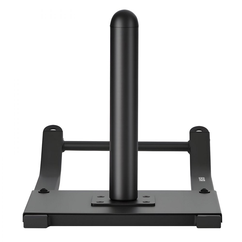 VEVOR Weight Sled, Steel Power Sled, Fitness Strength Training Sleds for Athletic Exercise Speed Improvement, Workout Fitness Equipment with Harness, Compatible with 1/2 in Weight Plates, Black