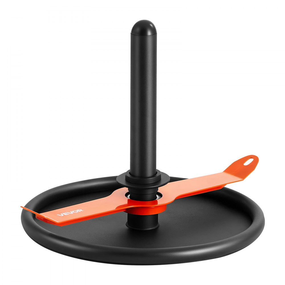 VEVOR Weight Sled, Steel Power Sled, Fitness Strength Training Sleds for Athletic Exercise Speed Improvement, Workout Fitness Equipment with Harness, Compatible with 2 in Weight Plate, Orange & Black