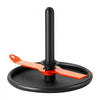 VEVOR Weight Sled, Steel Power Sled, Fitness Strength Training Sleds for Athletic Exercise Speed Improvement, Workout Fitness Equipment with Harness, Compatible with 2 in Weight Plate, Orange & Black