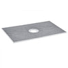 VEVOR Shower Curb Kit, 60"x38" Shower Pan Kit with 6.3" Central Drain, Lightweight EPS Shower Installation Kits with 2 Waterproof Cloths, Shower Pan Slope Sticks Fit for Bathroom