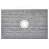 VEVOR Shower Curb Kit, 60"x38" Shower Pan Kit with 6.3" Central Drain, Lightweight EPS Shower Installation Kits with 2 Waterproof Cloths, Shower Pan Slope Sticks Fit for Bathroom