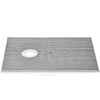 VEVOR Shower Curb Kit, 60"x38" Shower Pan Kit with 6.3" Offset Drain, Lightweight EPS Shower Installation Kits with 2 Waterproof Cloths, Shower Pan Slope Sticks Fit for Bathroom
