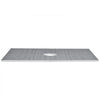 VEVOR Shower Curb Kit, 72"x72" Shower Pan Kit with 6.3" Central Drain, Lightweight EPS Shower Installation Kits with 2 Waterproof Cloths, Shower Pan Slope Sticks Fit for Bathroom