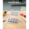 VEVOR Heat Shrink Butt Connectors, 330PCS, Waterproof Solder Seal Wire Connectors Kit, Electrical Terminals Insulated Solderless Wiring, 4 Colors 4 Sizes 26-10 AWG, for Industrial Marine Automotive