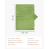VEVOR Camping Blanket, Large Warm Wearable Stadium Blanket, Waterproof & Windproof, Polyester Fleece, Flame Retardant, Great for Outdoors, Picnics, Hiking, Sports Events, Travel, 79" x 59", Army Green