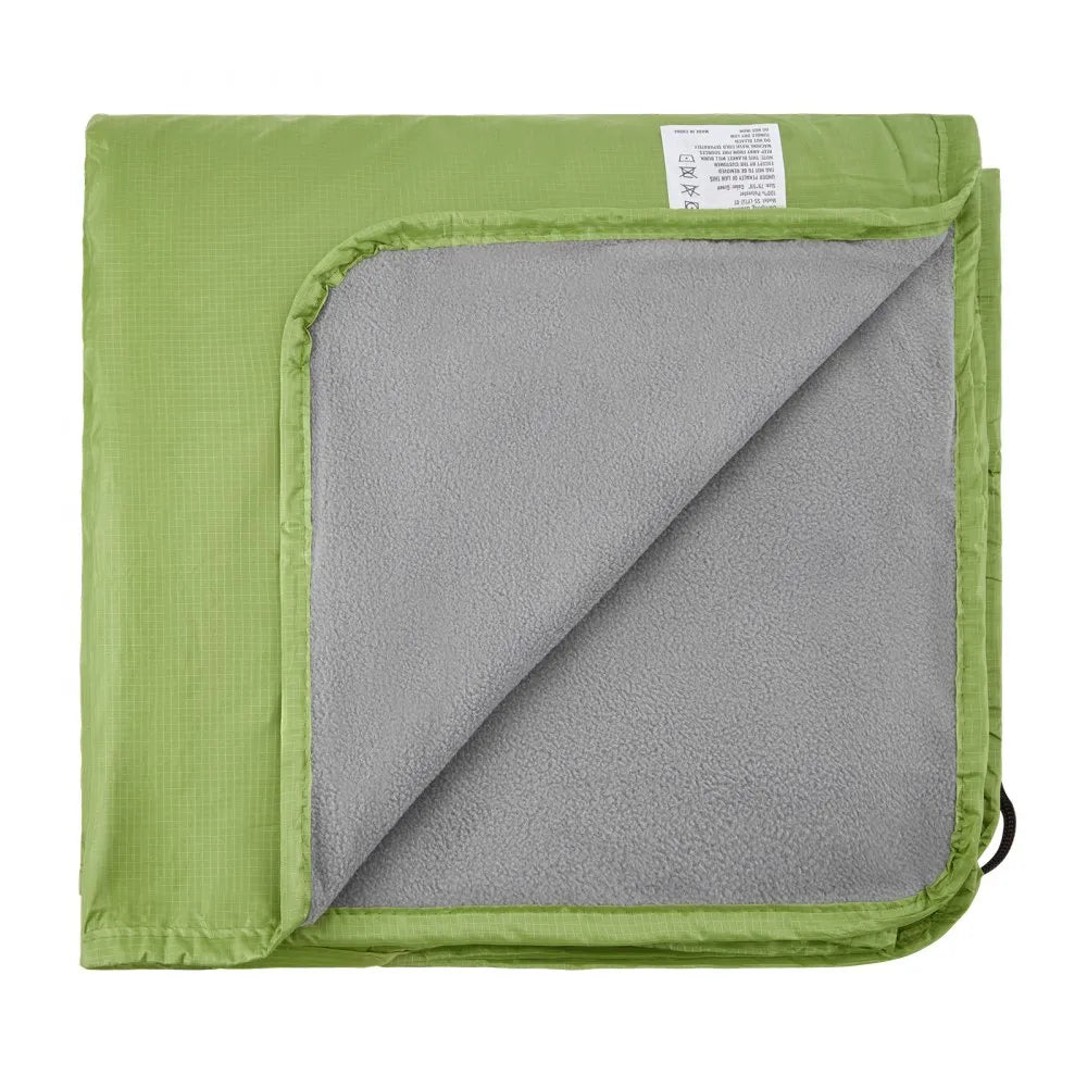 VEVOR Camping Blanket, Large Warm Wearable Stadium Blanket, Waterproof & Windproof, Polyester Fleece, Flame Retardant, Great for Outdoors, Picnics, Hiking, Sports Events, Travel, 79" x 59", Army Green