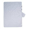 VEVOR Camping Blanket, Large Warm Wearable Stadium Blanket, Waterproof & Windproof, Polyester Fleece, Flame Retardant, Great for Outdoors, Picnics, Hiking, Sports Events, Travel, 79" x 59", Light Grey