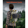 VEVOR Wool Camping Blanket, Large Warm Stadium Blanket, Waterproof & Windproof, Flame Retardant, Great for Outdoors, Picnics, Hiking, Sports Events, Travel, 64" x 88" (80% Wool), Light Grey