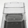 VEVOR Chilled Condiment Server Caddy, 5 Compartment Ice Cooled Serving Container, Plastic Fruit Garnish Tray Platter with Separate Lid, for Taco Salad Bar Accessories, Party Home Restaurant Supplies