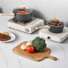 VEVOR Saucepan Set, 1.5 QT & 2.5 QT Nonstick Saucepan with Glass Lids, Multipurpose Cooking Sauce Pots with Detachable Handles, Sauce Pan Kitchen Cooking Pot with Coating, Induction Compatible, Black