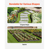 VEVOR Metal Landscape Edging, 8 Packs 72 in Rust-Resistant Aluminum Alloy Landscape Edging, Bendable Garden Edging Border, Heavy Duty Lawn Edging Fence for Flower Bed Yard Pathway