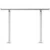 VEVOR Outdoor Stair Railing Kit, 3 FT Handrails 2-3 Steps, Adjustable Angle White Aluminum Stair Hand Rail for The Elderly, Handrails for Outdoor Steps