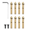 VEVOR Outdoor Stair Railing Kit, 3 FT Handrails 2-3 Steps, Adjustable Angle White Aluminum Stair Hand Rail for The Elderly, Handrails for Outdoor Steps