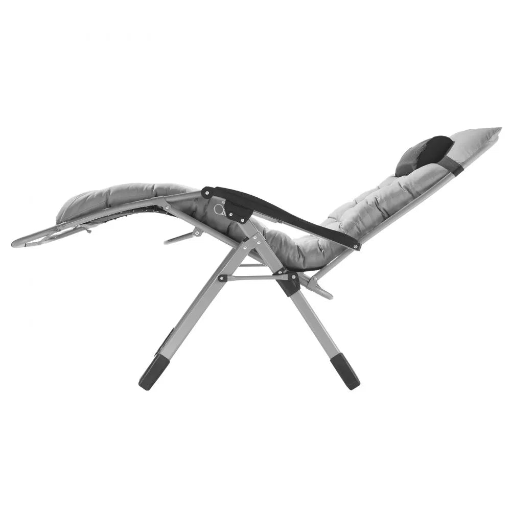 VEVOR Zero Gravity Chair, 33 inch Zero Gravity Recliner Lounge Chair for Indoor and Outdoor, Adjustable Anti Gravity Chair with Cushion, Headrest, Footrest, and Cupholder, 500 lbs, Gray