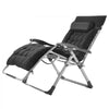 VEVOR Zero Gravity Chair, 33 inch Zero Gravity Recliner Lounge Chair for Indoor and Outdoor, Adjustable Anti Gravity Chair with Cushion, Headrest, Footrest, and Cupholder, 500 lbs, Black
