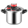 VEVOR Pressure Cooker, 8Qt Pressure Cooker Stainless Steel, Pressures Canner with Steaming Rack, Tempered Glass Lid, Three Pressures Settings for Meat, Beans, Rice, Soup, Sauces, Cook up to 100 kPa