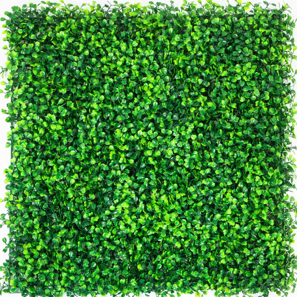 VEVOR Artificial Boxwood Panels, 16 PCS 20\"x20\" Boxwood Hedge Wall Panels, PE Artificial Grass Backdrop Wall 1.6\", Privacy Hedge Screen for Decoration of Outdoor, Indoor, Garden, Fence, and Backyar