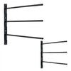 VEVOR Wall Mounted Saddle Rack, 30.9 x 29.9 x 5.5 in, 2 Packs Swing Out Saddle Holder, Three Tiers Horse Saddle Stand, Space Saving Horse Pad and Blanket Rack for Tack Room Organization