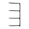VEVOR Wall Mount Saddle Rack, 24 x 7 x 52 in, Four Tiers Horse Saddle Storage Rack, Heavy Duty  Equestrian Western and English Saddle Stand, Horse Blanket Holder for Tack Room Organization