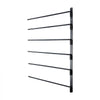 VEVOR Wall Mounted Saddle Rack, 30.9 x 29.9 x 5.5 in, Swing Out Saddle Holder, Six Tiers Horse Saddle Stand, Space Saving Horse Pad and Blanket Rack for Tack Room Organization Trailer Accessories