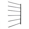 VEVOR Wall Mounted Saddle Rack, 30.9 x 29.9 x 5.5 in, Swing Out Saddle Holder, Six Tiers Horse Saddle Stand, Space Saving Horse Pad and Blanket Rack for Tack Room Organization Trailer Accessories
