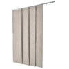 VEVOR Panel Track Blinds, Extendable Track from 45.8 in to 86 in W, Trimmable Panel Curtains Up to 96 in H, Vertical Blackout Panel Blinds for Sliding Doors, Patio Doors, Room Divider, Windows, Brown