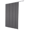 VEVOR Panel Track Blinds, Extendable Track from 45.8 in to 86 in W, Trimmable Panel Curtains Up to 96 in H, Vertical Blackout Panel Blinds for Sliding Doors, Patio Doors, Room Divider, Dark Gray