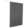 VEVOR Panel Track Blinds, Extendable Track from 45.8 in to 86 in W, Trimmable Panel Curtains Up to 96 in H, Vertical Blackout Panel Blinds for Sliding Doors, Patio Doors, Room Divider, Dark Gray