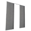 VEVOR Panel Track Blinds, Extendable Track from 45.8 in to 86 in W, Trimmable Panel Curtains Up to 96 in H, Vertical Blackout Panel Blinds for Sliding Doors, Patio Doors, Room Divider, Dark Gray