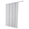 VEVOR Panel Track Blinds, Extendable Track from 45.8 in to 86 in W, Trimmable Panel Curtains Up to 96 in H, Adjustable Vertical Panel Blinds for Sliding Doors, Patio Doors, Room Divider, Window, Gray