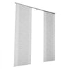 VEVOR Panel Track Blinds, Extendable Track from 45.8 in to 86 in W, Trimmable Panel Curtains Up to 96 in H, Adjustable Vertical Panel Blinds for Sliding Doors, Patio Doors, Room Divider, Window, Gray