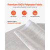 VEVOR Panel Track Blinds, Extendable Track from 45.8 in to 86 in W, Trimmable Panel Curtains Up to 96 in H, Vertical Blackout Panel Blinds for Sliding Doors, Patio Doors, Room Divider, Light Gray