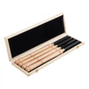 VEVOR Wood Lathe Turning Tool Set, 4PCS, Lathe Roughing Finishing and Detailing Hollow Tool with Wooden Handle, Diamond Round Square Carbide Inserts, Wooden Box, for Beginners Hobbyists Professionals