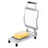 VEVOR Cheese Cutter with Wire, 0.39" & 0.78" Cheeser Butter Cutting Blade, Detachable Cheese Slicer Wire, Aluminum Alloy Commercial Cheese Slicer with 316 Stainless Steel Knife Wire, Kitchen Cooking