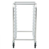 VEVOR Bun Pan Rack, 10-Tier Commercial Bakery Racks with Brake Wheels, Aluminum Racking Trolley Storage for Half & Full Sheet, Speed Rack For Kitchen Home, Bread Baking Equipment, 26"L x 20.3"W x 39"H