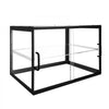 VEVOR Bakery Display Case, 2-Tier Commercial Countertop Pastry Display Case, Clear Acrylic Bread Box for Kitchen, Party Cake Cabinet with Sliding Door for Cookie Dessert Donut, 21.7" x 15.2" x 15.4"