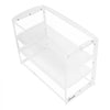 VEVOR Bakery Display Case, 3-Tier Commercial Countertop Pastry Display Case, Clear Acrylic Bread Box for Kitchen, Party Cake Cabinet with Flip-Up Door for Cookie Dessert Donut Bagel, 19" x 9.1" x 15"