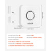 VEVOR Door Chime, DC 12V, Wireless Door Open Contact Sensor Alarm Chime with 656 ft Range, 58 Chimes & 5 Adjustable Volume, Doors Ringer Alert for Business, Store, Home, Office When Entering