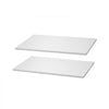 VEVOR Melamine Shelves, 2 Piece, Wooden Cabinet Shelves Cut to Size for Closet System, Replacement Cabinet Shelf, Versatile Use Wardrobe Board for Closets, Cabinets, or any custom Shelving Needs