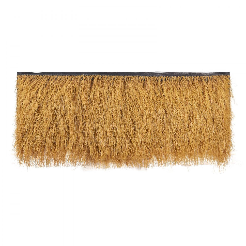 VEVOR Artificial Thatch Grass Roof, 1.6 x 19.7 ft Tiki Bar Hut Thatch Roofing Roll, Waterproof & Fire-Resistant, Palapa Tiki Roof Mat for Patio Pool Beach Tropical Hawaiian Party Décor