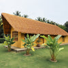 VEVOR Artificial Thatch Grass Roof, 1.3 x 32.8 ft Mexican Style Tiki Bar Hut Skirt Thatch Roofing Roll, Waterproof & Fire-Resistant, Palapa Duck Blind Grass for Patio Pool Beach Hawaiian Party Décor