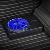 VEVOR 10" 440W Underseat Car Subwoofer, Slim Powered Car Subwoofers with Blue Ambient Light, Low Profile Audio Sub Under the Seat with Built-in Amplifier, Remote Controller for SUVs, Car, Truck, RV