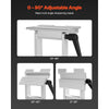 VEVOR Bench Grinder Tool Rest, Adjustable Replacement Tool Rest Sharpening Jig for 6" or 8" Bench Grinder - with Flat Miter Slide for 0 - 2.5 inch Wide Blades and Chisels