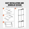 VEVOR Window Door Awning Canopy 40" x 80", UPF 50+ Polycarbonate Entry Door Outdoor Window Awning Exterior, Front Door Overhang Awning for Sun Shutter, UV, Rain, Snow Protection, Hollow Sheet
