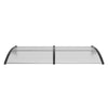 VEVOR Window Door Awning Canopy 40" x 80", UPF 50+ Polycarbonate Entry Door Outdoor Window Awning Exterior, Front Door Overhang Awning for Sun Shutter, UV, Rain, Snow Protection, Hollow Sheet