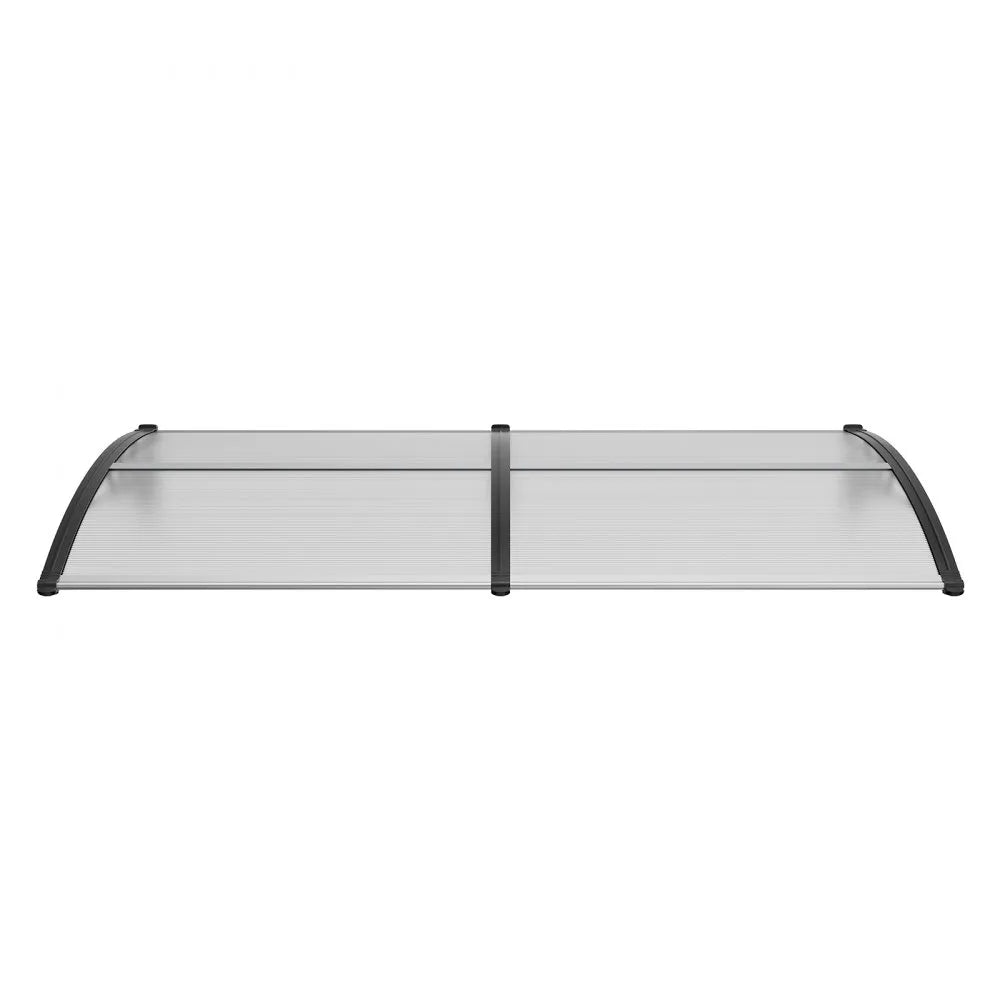 VEVOR Window Door Awning Canopy 40" x 80", UPF 50+ Polycarbonate Entry Door Outdoor Window Awning Exterior, Front Door Overhang Awning for Sun Shutter, UV, Rain, Snow Protection, Hollow Sheet