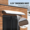 VEVOR Window Door Awning Canopy 80" x 40", UPF 50+ Polycarbonate Entry Door Outdoor Window Awning Exterior, Front Door Overhang Awning for Sun Shutter, UV, Rain, Snow Protection, Hollow Sheet