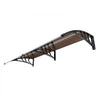 VEVOR Window Door Awning Canopy 80" x 40", UPF 50+ Polycarbonate Entry Door Outdoor Window Awning Exterior, Front Door Overhang Awning for Sun Shutter, UV, Rain, Snow Protection, Hollow Sheet
